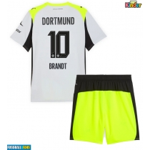 Borussia Dortmund Julian Brandt #10 Auswärts Trikotsatz Kinder 2025-26 Kurzarm (+ Kurze Hosen)